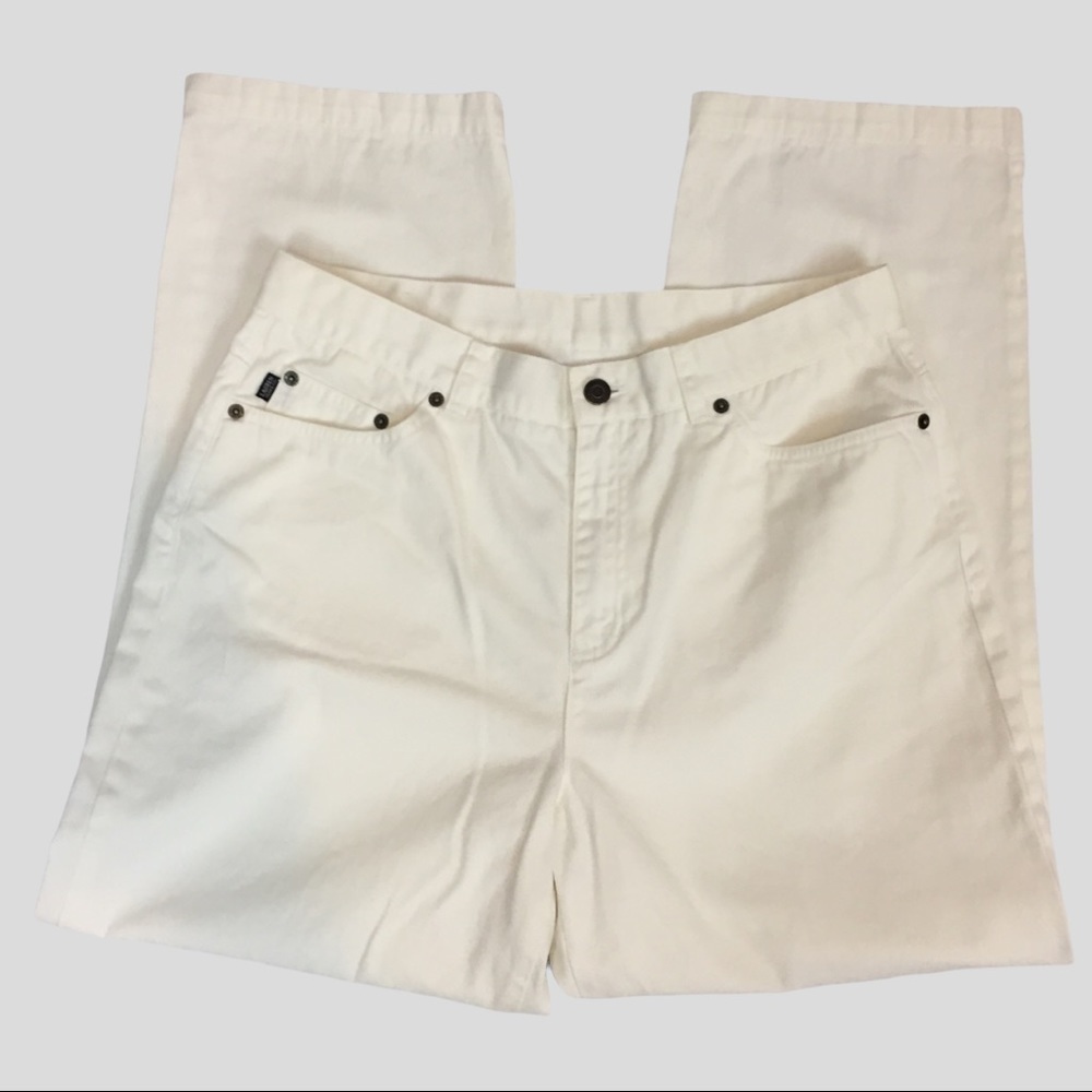 Lauren Ralph Lauren Crop White Jeans - Picture 1 of 11